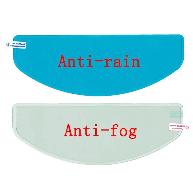 Motorcycle Helmet Transparent Rainproof/Anti-fog Helmet Lens Durable Nano Coating Sticker Safety Driving Motorbike Helmet Accessories 