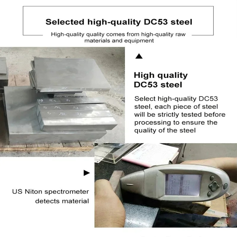 4pcs/set Terminals Crimping Machine Applicator Die Set Mold Blade Various Models For Terminal Machine Crimp Tools Accessories