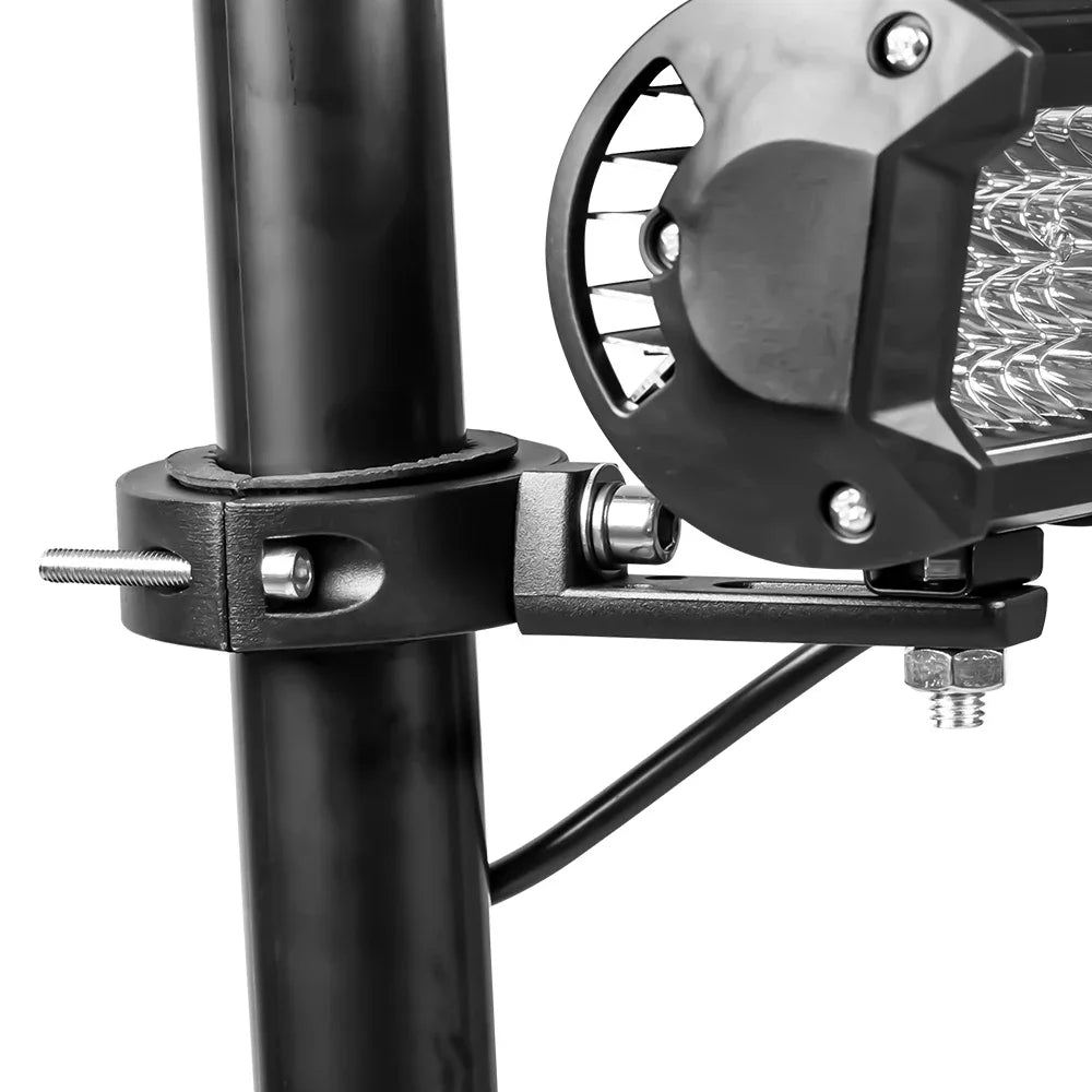Universal Motor Light Mounting Bracket Auxiliary Light Bar Tube Clamp 22-38/38-64mm for Motorcycle Scooter Mountain Bike ATV UTV