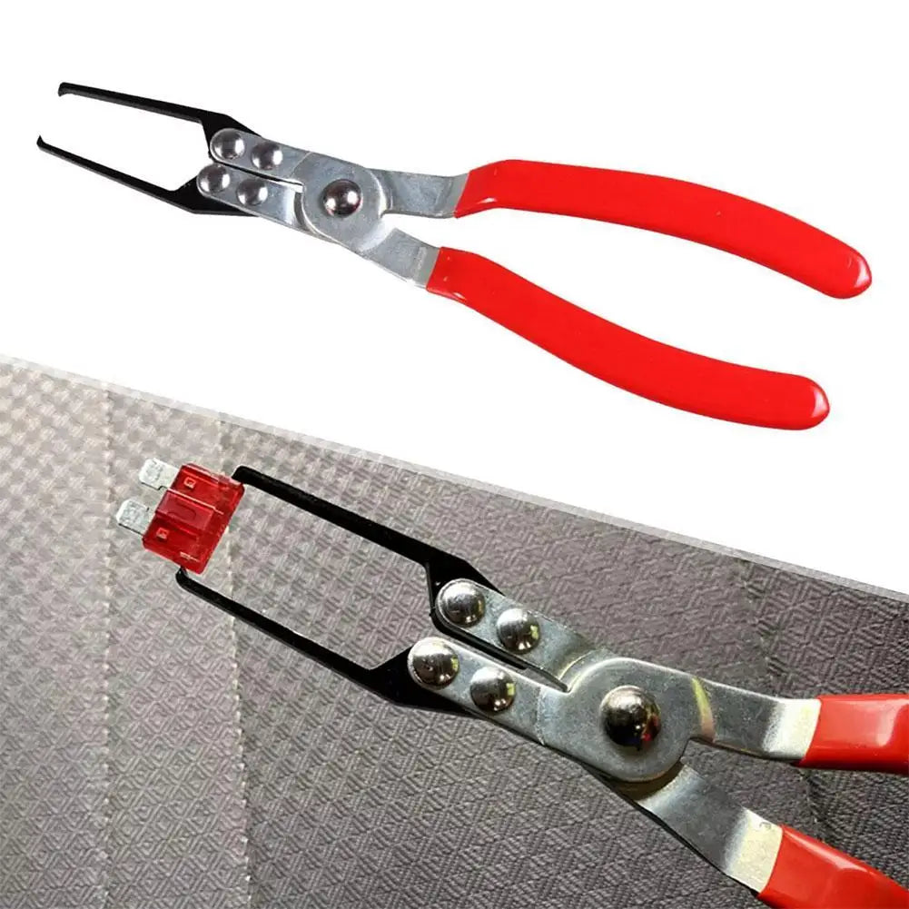 Abrazadera de desmontaje de relé automotriz universal, extractor de fusibles, alicates de extracción de coche, herramienta manual de clip, herramienta de reparación de automóviles adecuada, herramienta de extracción