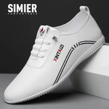 2024 New Casual Shoes for Men Fashion Lightweight Men Walking Shoes Comfortable Slip-on Loafers Outdoor All-Match Men Flat Shoes