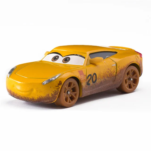 Disney Pixar Cars Toys Racing Lightning McQueen Jackson Storm Mater Sheriff 1:55 Diecast Model Car Toy Children Birthday Gift