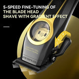 Kemei Hair Clippers KM-2373 Professional Cordless Hair Trimmer Electric Men Hair Cutting Machine Magnetic Motor 8800RPM Clippers