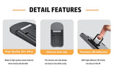 Aluminium Self-Adhesive Laptops Stand Invisible Computer Keyboards Stand Bracket for Desk Foldable Notebook Feet for MacBook Pro