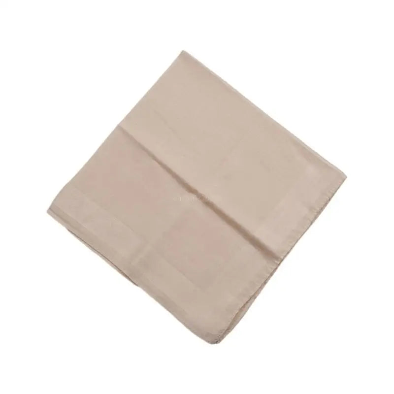 Men High Quality Cotton Handkerchief To Send Elders Square Scarf Retro Napkin Soft Sweaty Women Quick Drying Pocket Handkerchief