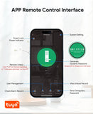 Fingerprint Lock Waterproof Tuya Wifi Remote Control Bluetooth TTLock App Mechanical Electronic Smart Door Lock For home