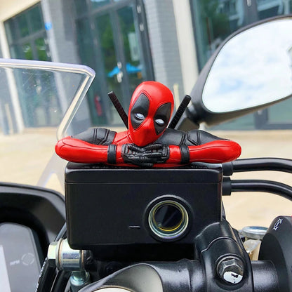 Sitting Anime Figure Hero Doll Home Decoration Mini Figurine Car Interior Miniature Model Collection Figurine Kids Toy Gifts