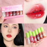 Juego de 6 paquetes de brillo de labios hidratante duradero pudín brillo de labios hidratante resistente al agua brillo de labios maquillaje cosméticos para labios