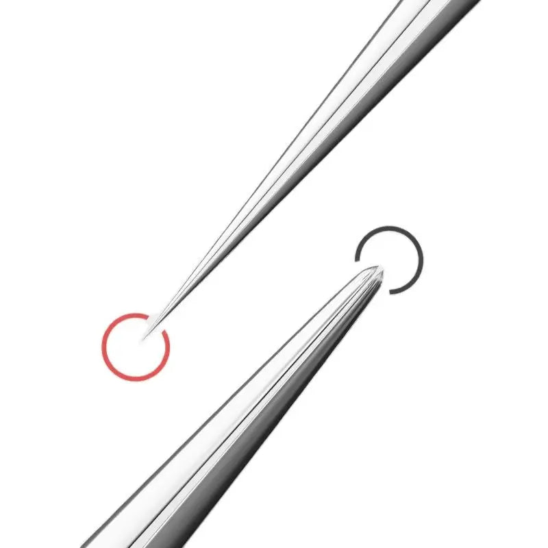 Pinzas ultrafinas con Clip para espinillas y acné, n. ° 5, herramienta especial para cuidado Facial con aguja para acné, salón de belleza