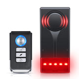Extractme 108dB Anti-Theft Alarm Wireless Vibration Alarm with Remote Control Door and Window Alarm Car Alarm Security System