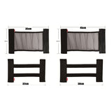 Car Back Rear Trunk Storage Mesh Fixed Straps Car Interior Organizer Extinguisher Storage Net Seat Back Fixing Bag