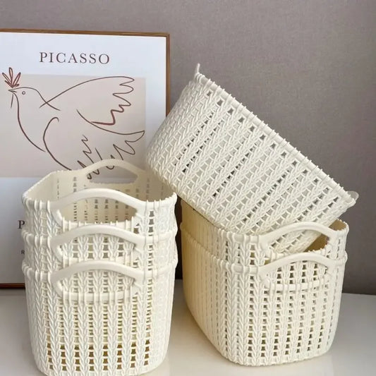 Home Accessories Plastic Washing Storage Basket for Kitchen Snack Box Bathroom Shower Caddy