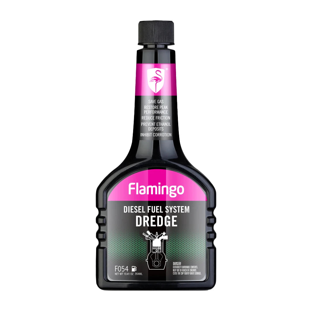 Flamingo F054 354ml Diesel Injector Cleaner Diesel System Dredge Cleaner Saver Diesel Oil Saver additive Restore 9.88OZ