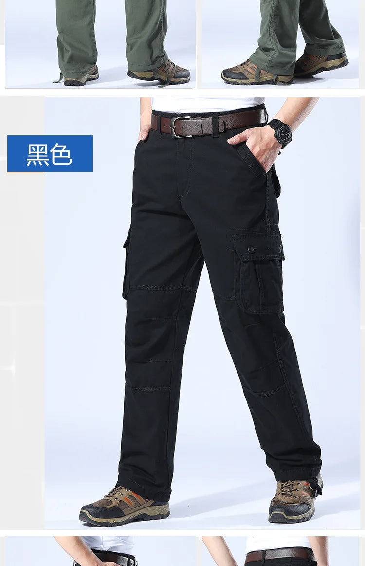 Men's Camouflage Cargo Pants Camo Cargo Multi Pockets Military Tactical Pants Man Hip Hop Joggers Streetwear Sweatpant for Men