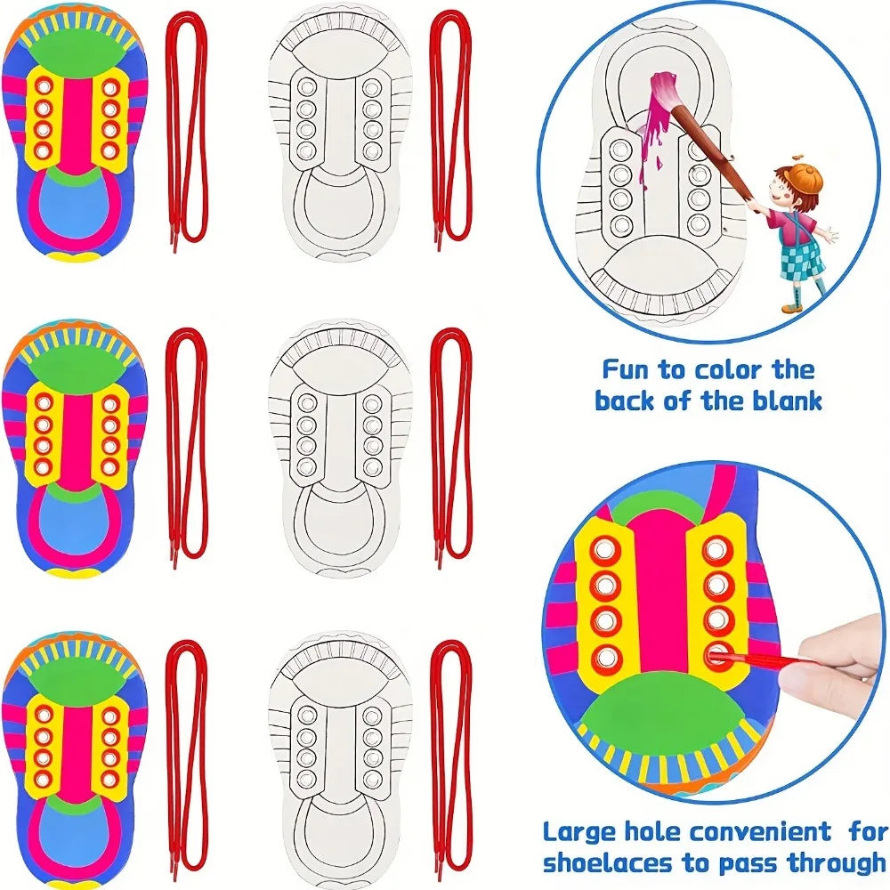Juguetes educativos tempranos para enhebrar para niños y niñas, para aprender a atarse los cordones, juguete para desarrollar la motricidad fina, educación infantil temprana 