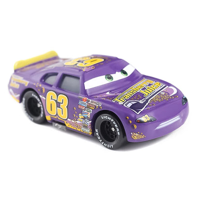 Disney Pixar Cars 3 Lightning McQueen No19 Poppy Racing Family Family Jackson Storm Ramirez Die Cast Metal Alloy Kids Gifts