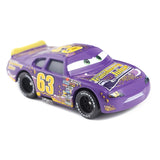 Disney Pixar Cars 3 Lightning McQueen No19 Poppy Racing Family Family Jackson Storm Ramirez Die Cast Metal Alloy Kids Gifts