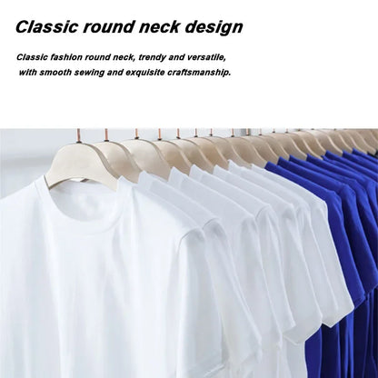 Summer Men's High Quality 100% Cotton Cool Funny Astronaut Print Casual Loose O-neck for Men T-shirt Male T-shirt Hip Hop Tee