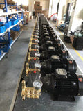 Cabezal de bomba para lavadora de autos de autoservicio, bomba de pistón de alta presión, unidad de bomba con motor de cobre de dos etapas (JZ1507-2P)