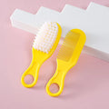 2Pcs/Set Baby Hairbrush Comb Portable Newborn Infant Toddlers Soft Hair Brush Head Massager Comb Set Baby Kid Hair Care Supplies