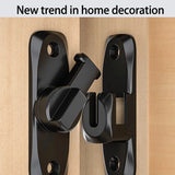 1pc Sliding Door Latch Home Security Latch Bolt Zinc Alloy 90 180 Degree Easy Install Lock Bathroom Sliding Door Bolt Latch