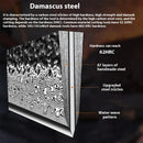 Damascus Chef's Knife Professional 67 Floors Vg-10 Japanese Kitchen Knife Chef's Meat Cleaver Knives For Kitchen  Wooden Handle