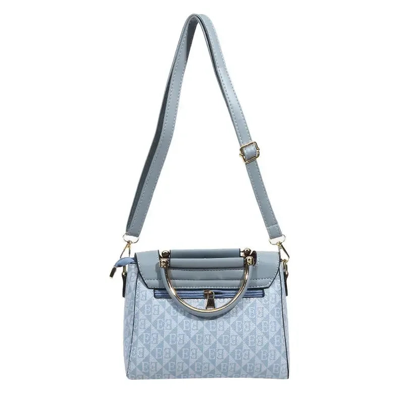 Ladies' handbag 2026 new fashion trend embossed plain style versatile casual shoulder crossbody bag.