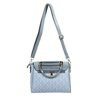 Ladies' handbag 2026 new fashion trend embossed plain style versatile casual shoulder crossbody bag.