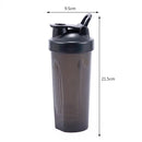 Shaker Cup Sports Portable Convenient Stirring Cup 600ml Plastic Shakers Bottle Adults Drink Water Accessories