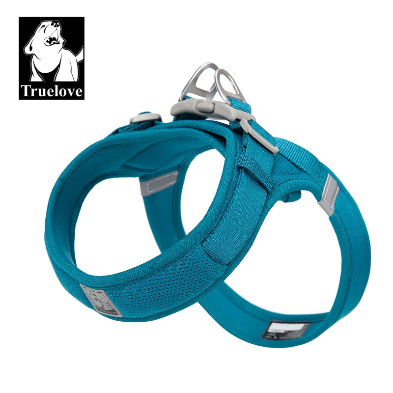 Truelove Pet harness For small and medium Dog Breathable Nylon Mesh Outdoor Training Adjustable Chest Heavy Duty TLH3013