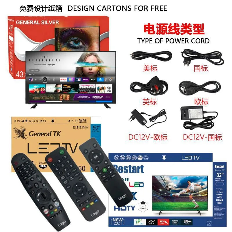 HXL MAART TV 65 75 85 100 Smart Full Screen TV