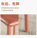 Stackable Household Dining Chairs Italian Style Minimalism Light Luxury Dining Chairs Makeup Backrest Cadeira Home Furniture
