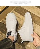 IGxx High top Shoes Zip Lace-up Leather Men's Sneakers Punk Ankle Boots For Men Hook&Loop Shoes White indestructible lacoste
