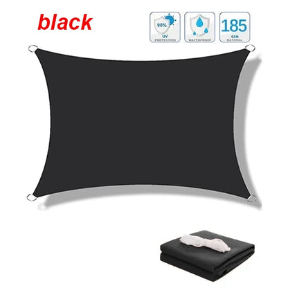 300D Waterproof Sun Shelter Sunshade Protection Shade Sail Awning Camping Shade Cloth Large For Outdoor Canopy Garden Patio
