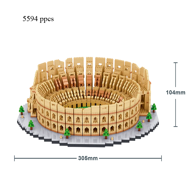 Famous Big Ben Micro Mini Building Blocks Crafted Replica, Leisure and Entertainment Toys Adult Construction Bricks Decoration
