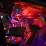 Car DJ RGB Music Sound Colorful LED Mini Mushroom Atmosphere Lights Auto USB-C IOS Holiday Party Karaoke Welcome Decoration 5V