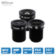 CCTV Camera LENS for Surveillance, Security Camera, 1080P, M12 Mount, 2MP Aperture, F2.0, 1/2.7 Format, 2.8mm, 3.6mm, 6mm 