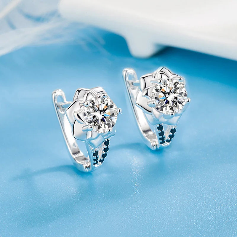Novo 925 prata esterlina coração brincos moda de alta qualidade para o casamento feminino jóias finas acessórios presentes festa