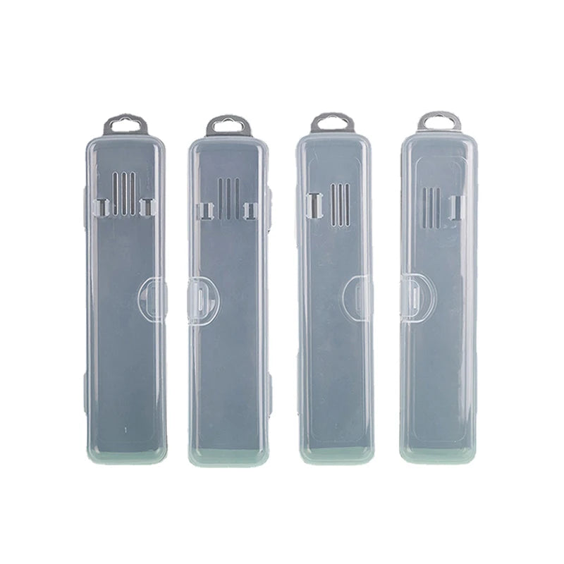 Transparent Toothbrush Box Portable Travel Organizer Case Plastic Toothpaste Holder Storage Container For Oral Hygiene