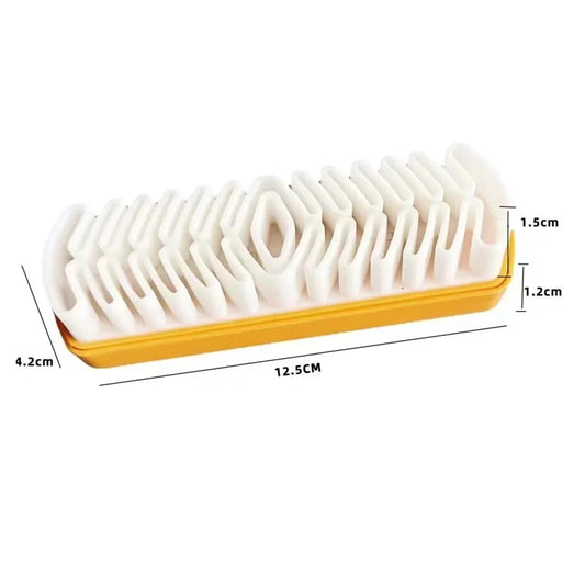 Cepillo de limpieza para asientos de coche, para limpiar piezas interiores, gamuza, piel de ciervo, telas de felpa, cuidado de la belleza, herramienta limpiadora. 