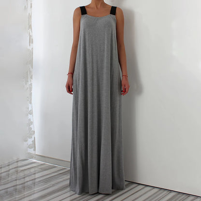 Plus size camisola vestido feminino para 2024 verão fino oversized roupas femininas moda coreano férias sexy solto praia sundre