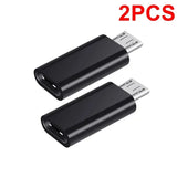 10-1Pcs Micro USB Female To Type C Male Adapter OTG Converter Micro-B To USB-C Connector Phone Charger Cable Adapter For Samsung