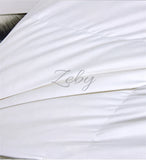 High Grade 100% White Goose Down Quilt Winter Warm Feather Duvet Queen King Cozy Lightweight 3D Bread Comforter Pinch Pleated