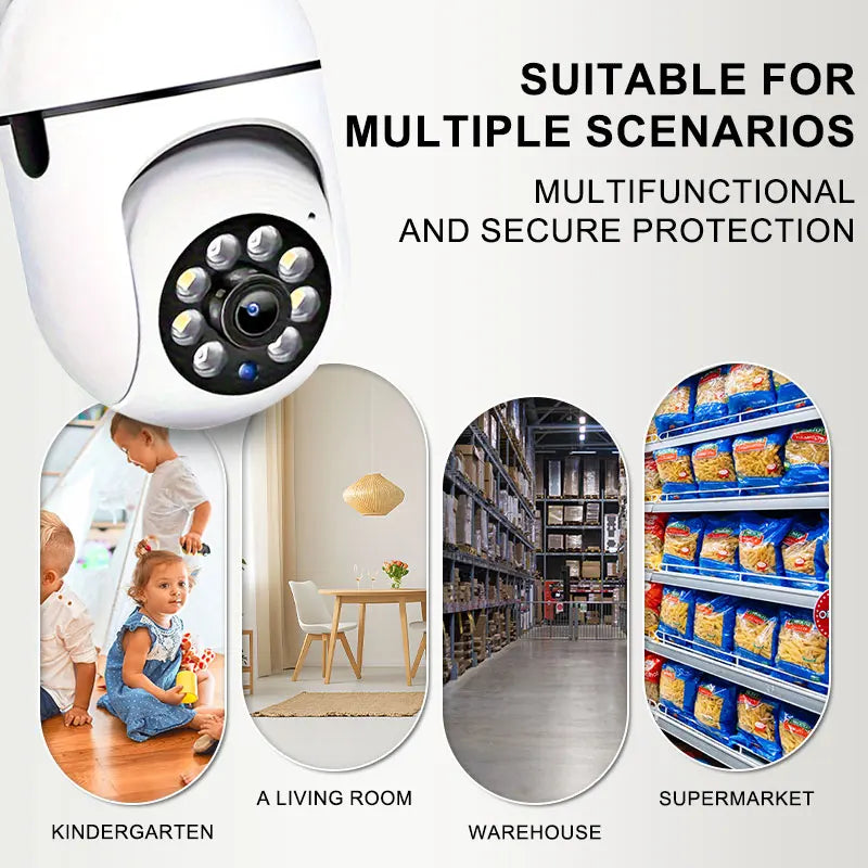 3MP 1080P HD Wireless Security Camera Indoor Outdoor Smart Surveillance Camera with Night Vision Baby Monitor CCTV Camera