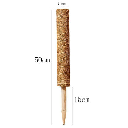 Palos de palma de coco para trepar plantas con palos Palos de palma de coco extensibles y deformables para accesorios de plantas de jardinería