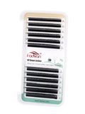 Extensiones de pestañas FADVAN 5D en forma de W, de visón sintético natural, prefabricadas, con volumen y abanico