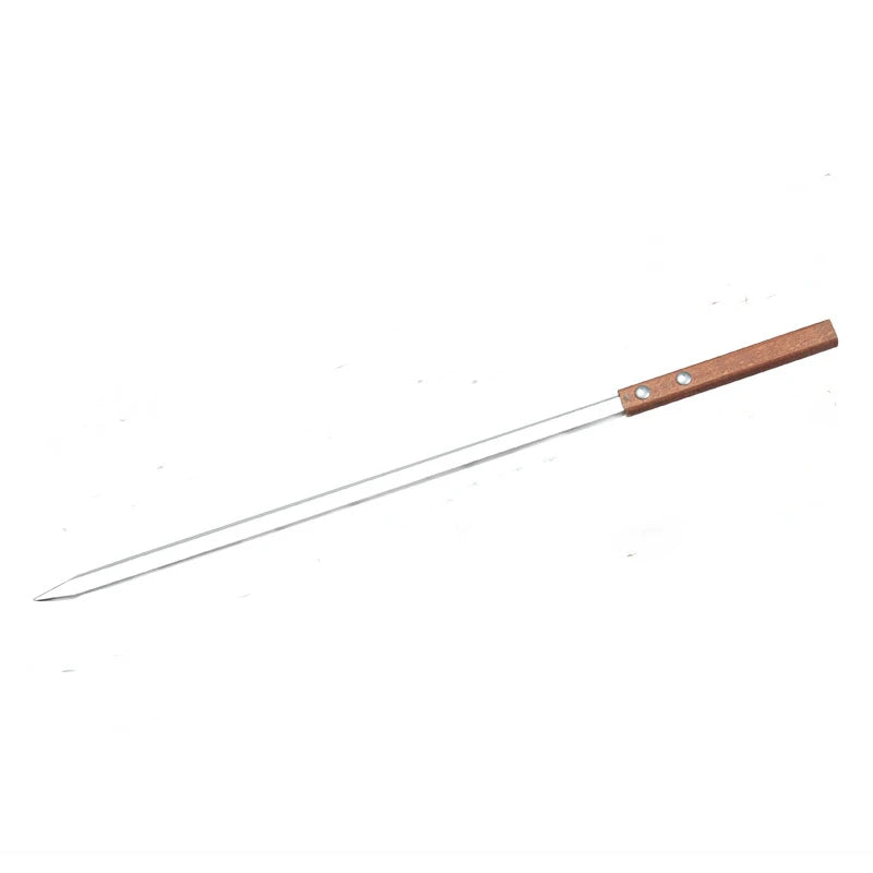 Máquina para hacer brochetas de carne de barbacoa, prensa de kebab de una sola fila, de plástico reutilizable, para hacer brochetas de barbacoa, herramienta para barbacoa 