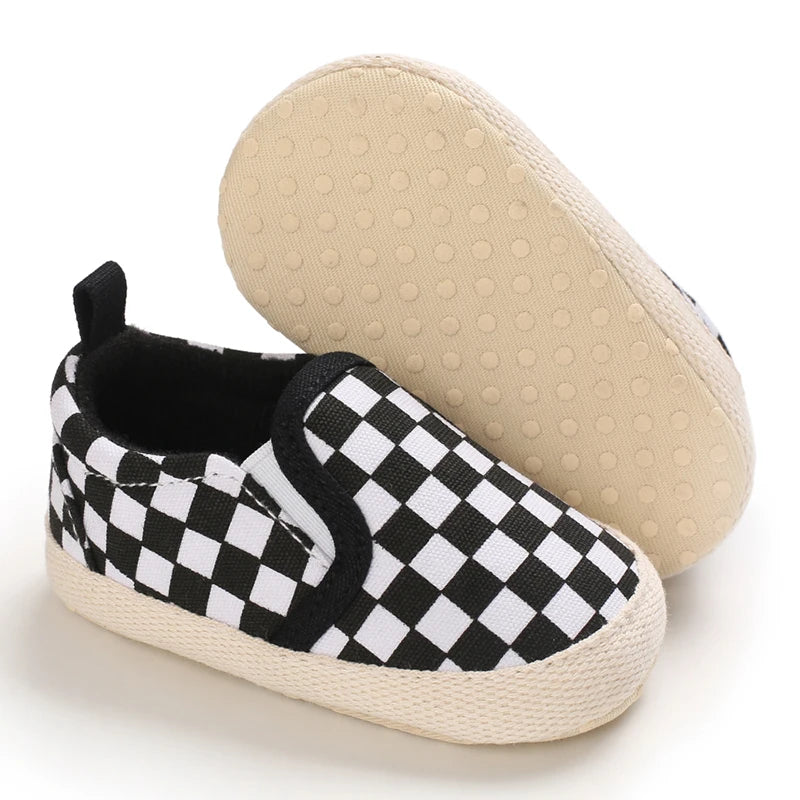 Newborn Baby Canvas Shoes Anti-slip Soft Baby Boy Girl Sneakers Casual Multi-Color Toddler First Walkers Crib Shoes