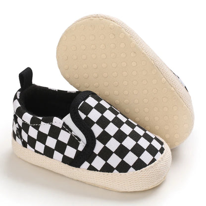Newborn Baby Canvas Shoes Anti-slip Soft Baby Boy Girl Sneakers Casual Multi-Color Toddler First Walkers Crib Shoes