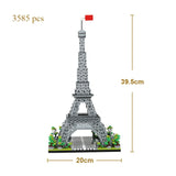 Famous Big Ben Micro Mini Building Blocks Crafted Replica, Leisure and Entertainment Toys Adult Construction Bricks Decoration